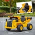 AIYAPLAY Kinder Elektro Traktor 12V mit 2,4 Ghz (370-323) Gelb