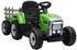 HomCom Elektrischer Traktor mit Anhänger