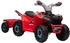 HomCom Elektro-Quad 6V mit Anhänger rot