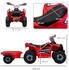 HomCom Elektro-Quad 6V mit Anhänger rot