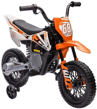 AIYAPLAY Kinder Elektro-Motorrad 12V Kindermotorrad mit Musik, 2,4-5 km/h orange AIYAPLAY Kinder Elektro-Motorrad 12V Kindermotorrad mit Musik, 2,4-5 km/h orange