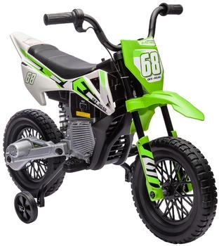AIYAPLAY Kinder Elektro-Motorrad 12V Kindermotorrad mit Musik, 2,4-5 km/h grün AIYAPLAY Kinder Elektro-Motorrad 12V Kindermotorrad mit Musik, 2,4-5 km/h grün