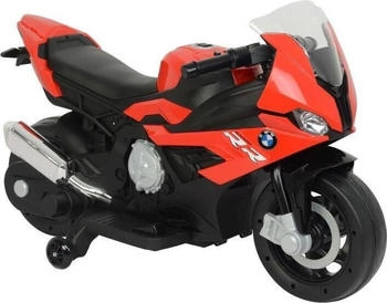 Lean Toys Batteriebetriebenes Motorrad BMW S1000RR 2156 Rot 12 V
