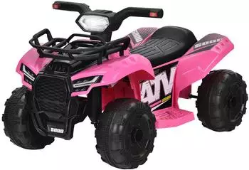 Costway Kinder-Elektroquad 6V mit Musik, LED und Stauraum (TQ10019DE-PI)