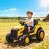 AIYAPLAY Aufsitztraktor CAT-lizenziert 12 V gelb
