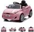 Chipolino Fiat 500 Kinder-Elektroauto pink, Fernbedienung, MP3/USB (ELKFIAT25PI)
