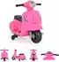 Moni Vespa GTS Super Sport Kinder-Elektromotorrad, pink