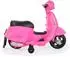 Moni Vespa GTS Super Sport Kinder-Elektromotorrad, pink
