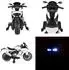 Moni Surfer Kinder-Elektromotorrad mit Stützrädern, Bluetooth, weiß