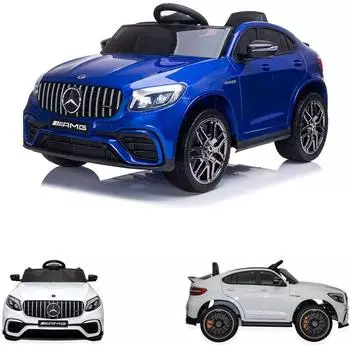 Moni Mercedes AMG GLC 63S Kinder-Elektroauto EVA-Reifen, blau, mit Fernbedienung