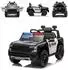Chipolino Ford Police Kinder-Elektroauto mit Bluetooth, Fernbedienung, MP3, schwarz