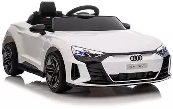ES-Toys Audi RS E-Tron Kinder-Elektroauto Allradantrieb, 12V, Fernbedienung (ET5721-Weiss)