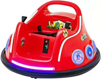 Costway Elektro-Autoscooter 12V 360° Drehung, rot (TQ10170DE-RE)