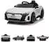 Moni Audi RS E-Tron GT Kinder-Elektroauto, weiß, Fernbedienung, EVA-Räder (6888)