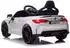 ES-Toys BMW M4 Kinder-Elektroauto 12V7A, 2 Motoren, EVA-Reifen, weiß
