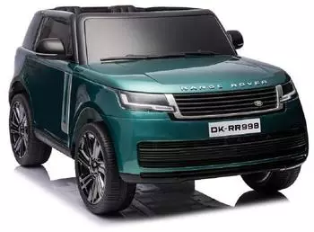 ES-Toys Range Rover Kinder-Elektroauto 2-Sitzer, 12V14AH, 4 Motoren, grün