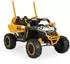 Moni Jeep Kansas Kinder-Elektrofahrzeug EVA-Reifen, Fernbedienung, orange/weiß