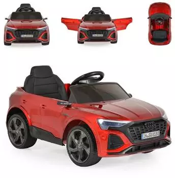 Moni Audi SQ8 e-tron Kinder-Elektroauto EVA-Reifen, rot