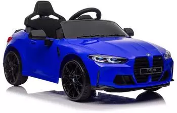 Wisam BMW M4 Kinder-Elektroauto, blau lackiert