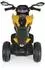 Moni Colombo Kinder-Elektromotorrad 2 Motoren, MP3, 7km/h, gelb