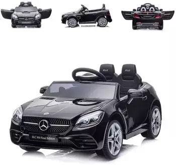 Chipolino Mercedes Benz SLC300 Kinder-Elektroauto Fernbedienung Bluetooth schwarz
