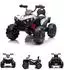 Chipolino ATV FX Sport Kinder-Elektroquad 2 Motoren, Lichter, weiß (ELATVF0262W)