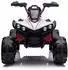 Chipolino ATV FX Sport Kinder-Elektroquad 2 Motoren, Lichter, weiß (ELATVF0262W)
