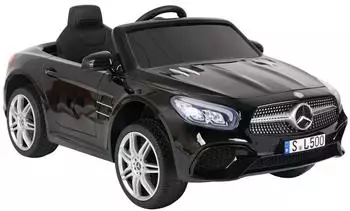 Wisam Mercedes SL500 Kinder-Elektroauto EVA-Räder LED RC USB MP3 schwarz (S506)