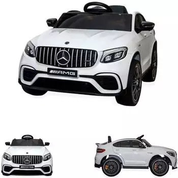 Moni Mercedes AMG GLC 63S Kinder-Elektroauto, EVA-Reifen, wei&szlig;