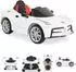 Moni Liberty Kinder-Elektroauto mit Fernbedienung, EVA-Reifen, MP3, weiß (Liberty)