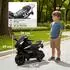 AIYAPLAY Kinder-Elektromotorrad mit USB, Stützrädern & Musik