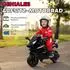 AIYAPLAY Kinder-Elektromotorrad mit USB, Stützrädern & Musik