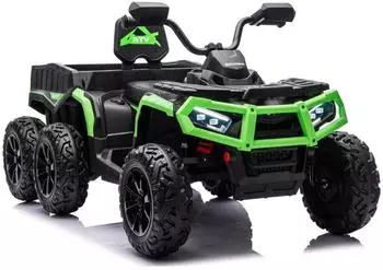Lean Toys Kinder-Elektroquad mit Anhänger 24V 4x4 EVA Bluetooth (JC606)