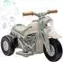 AIYAPLAY Elektro-Kindermotorrad 6V mit Musik, Seifenblasen, cremeweiß (370-339V90CW)
