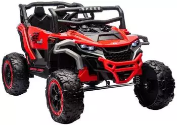 Lean Toys Kinder-Elektroauto SUV 4x4 EVA LED Bluetooth rot
