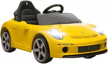 AIYAPLAY Kinder-Elektroauto 12V, 2,4GHz Fernbedienung, gelb (370-392V90YL)
