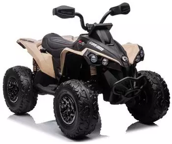 Lean Toys Kinder Elektro-Quad DK-CA002 12V 4x45W khaki 4x4