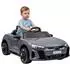 HomCom Kinder-Elektroauto 12V mit Fernbedienung, 4 gefederte Räder, grau