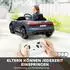 HomCom Kinder-Elektroauto 12V mit Fernbedienung, 4 gefederte Räder, grau