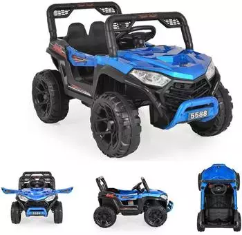 Moni Buggy Fast UTV metallic blau mit Fernbedienung, MP3, USB (5588)