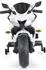Moni Kinder-Elektromotorrad Motocross mit Bluetooth, MP3, Stützräder, weiß