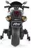 Moni Kinder-Elektromotorrad Motocross mit Bluetooth, MP3, Stützräder, weiß