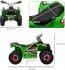 HomCom Elektro-Kinderquad 6V 2,5km/h, grün, für Kinder 1,5-3 Jahre