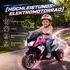 HomCom Kinder-Elektromotorrad mit Musik & Scheinwerfer, 25W, rosa, 3-5 Jahre