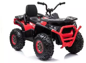 Wisam Elektro-Kinderquad XMX607 rot, Ledersitz, LED-Reifen (H-1545)