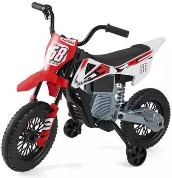 Costway Kinder-Elektromotorrad 12V, rot, ab 3 Jahren