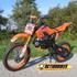 Actionbikes Kinder Jugend Cross Dirtbike JC125 cc 17/14 orange