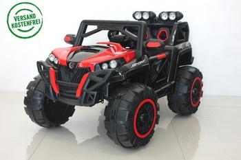 ES-Toys Kinderfahrzeug Buggy 898 2x 12V7AH rot