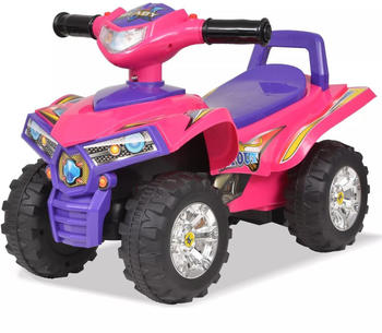 vidaXL Kinder Geländefahrzeug ATV mit Sound und Licht rosa/lila