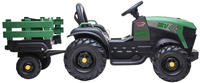 Jamara Ride-on Traktor Super Load mit Anhänger grün